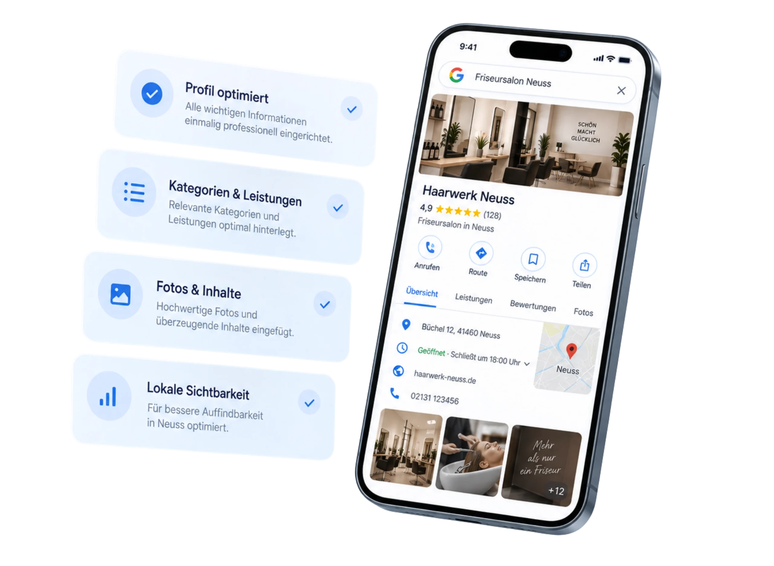 RateUp Local Google Unternehmensprofil Optimierung